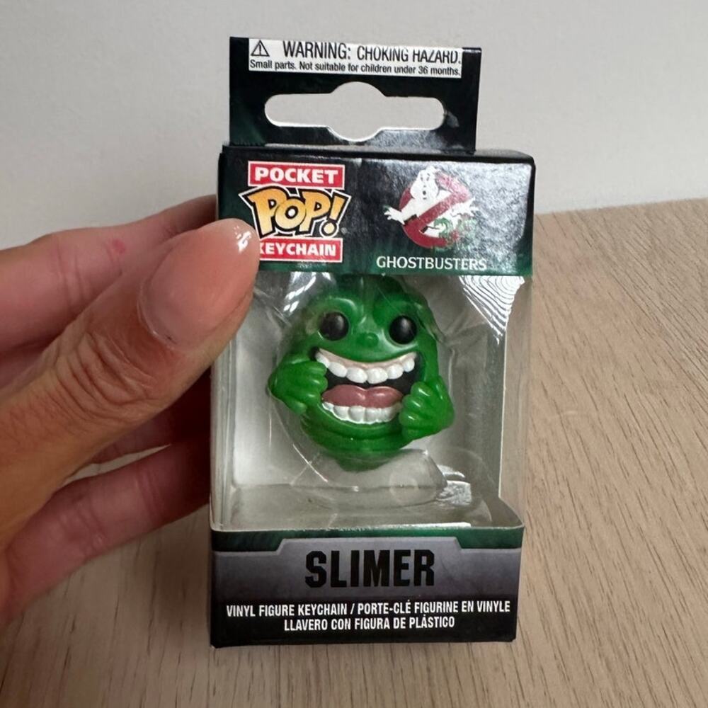 New in Box Slimer Pocket POP Keychain Ghostbusters Funko Vinyl Figure
